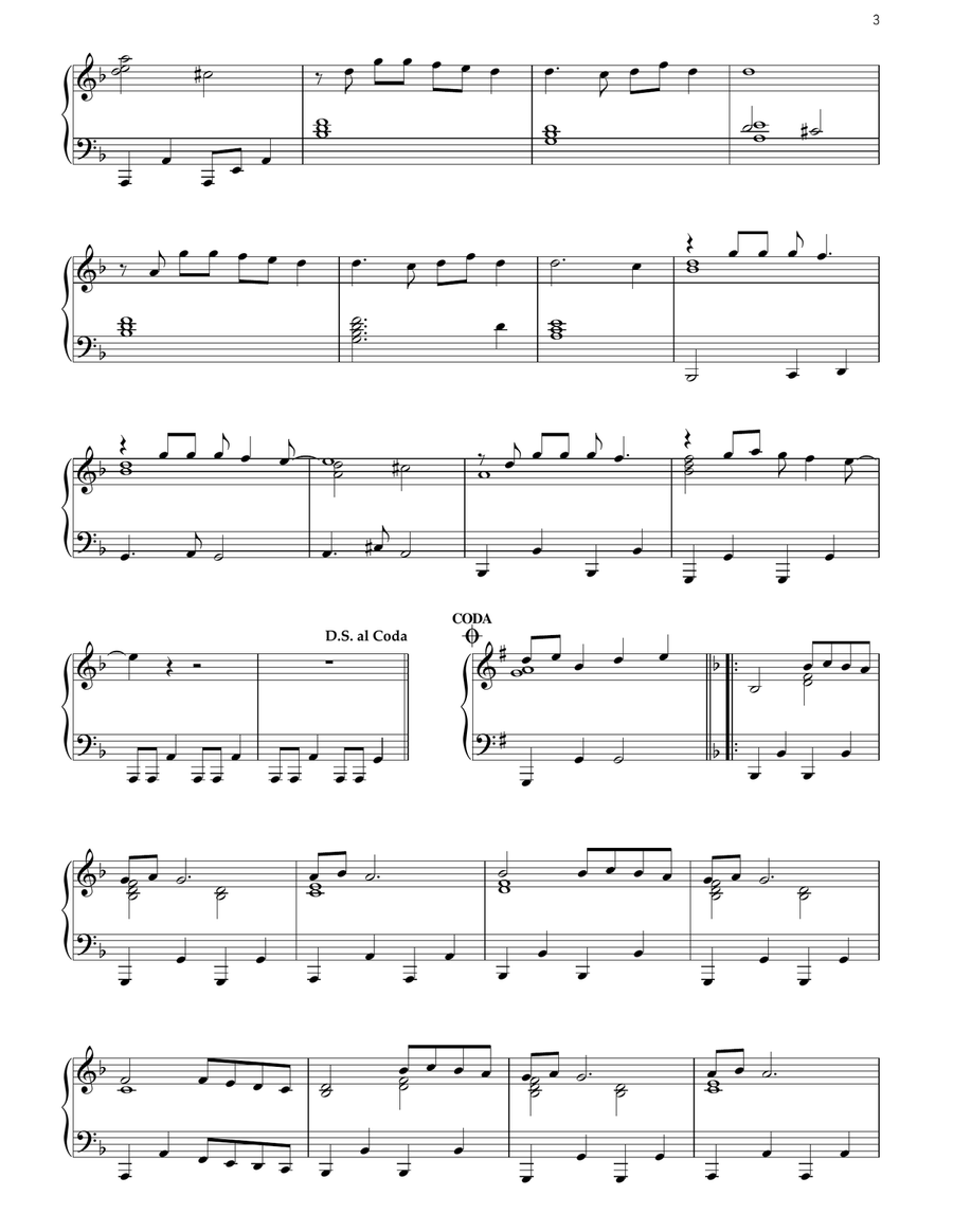 Let it happen piano top