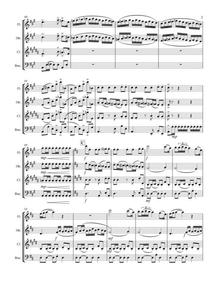 Albéniz - “Sevilla” from Suite Española (for Woodwind Quartet) image number null