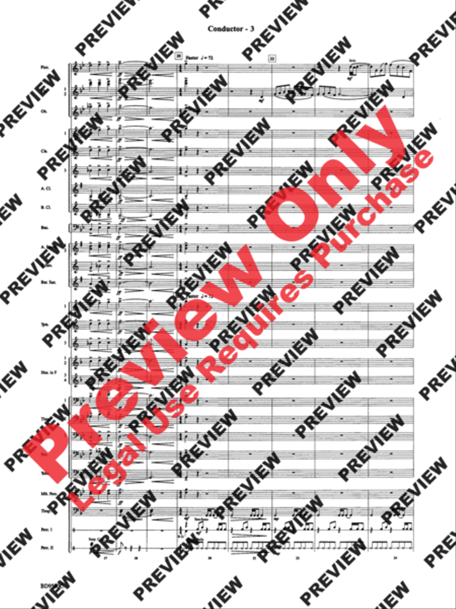 Twas in the Moon of Wintertime Concert Band scores gallery preview page 5