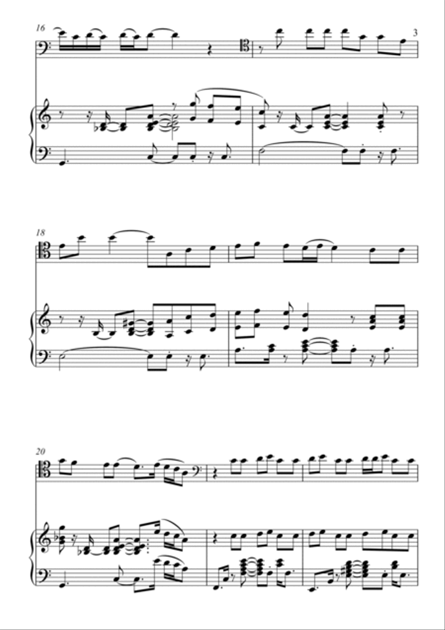 Seven Piano scores gallery preview page 3