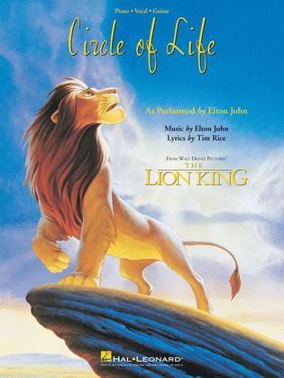 Book cover for Circle of Life from The Lion King