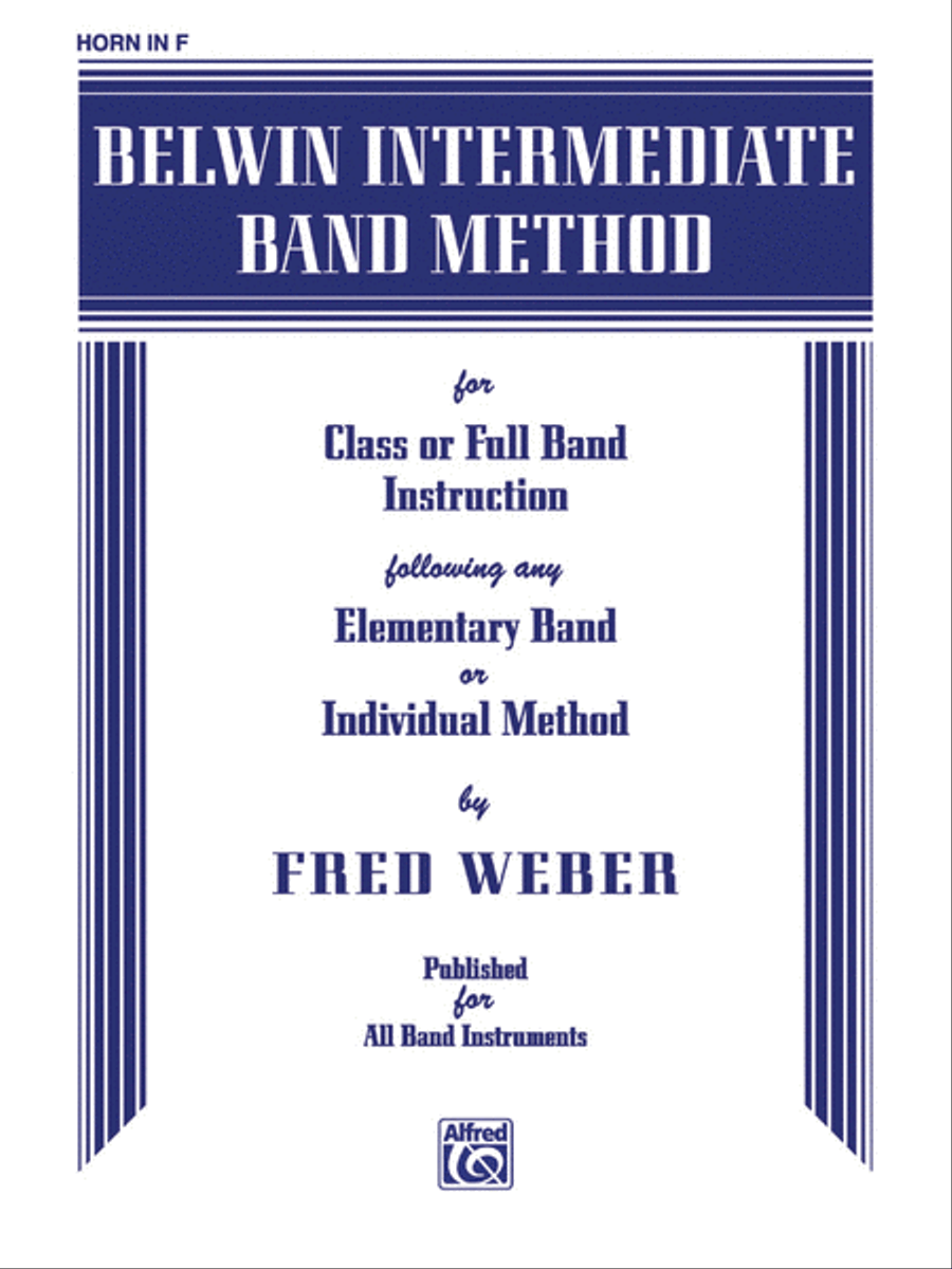 Belwin Intermediate Band Method Concert Band Methods scores gallery preview page 1