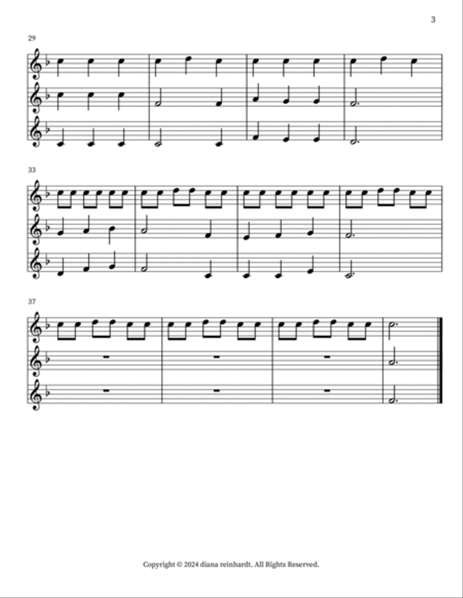 Christ Has Arisen, Alleluia Flute Solo scores gallery preview page 3