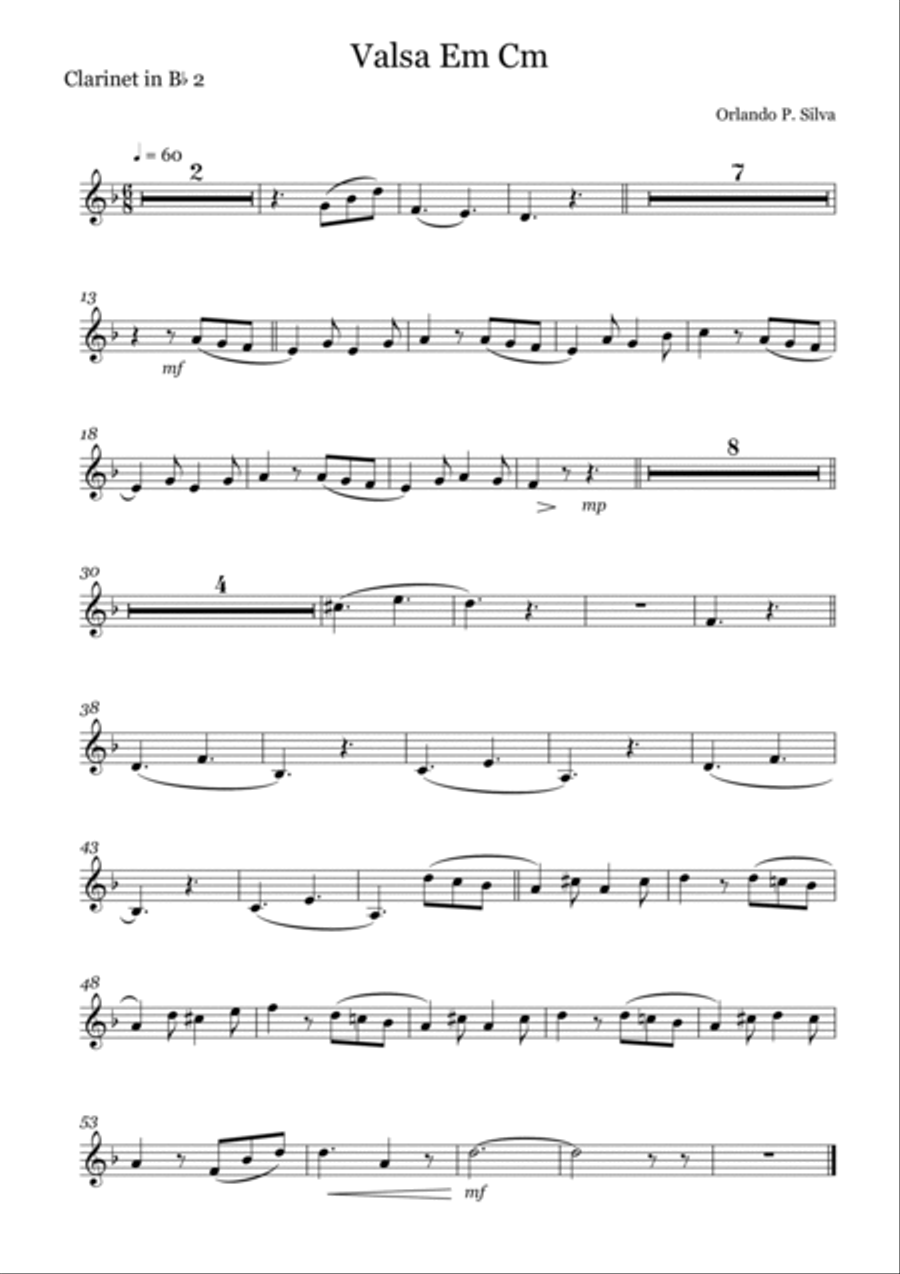 Valse in C minor Chamber Music scores gallery preview page 5