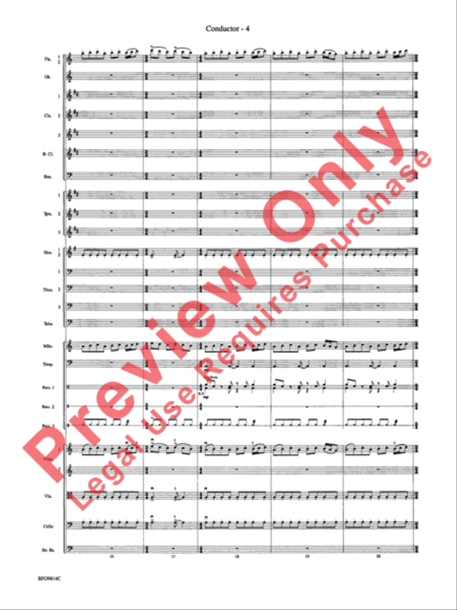 Into the Storm Full Orchestra scores gallery preview page 7