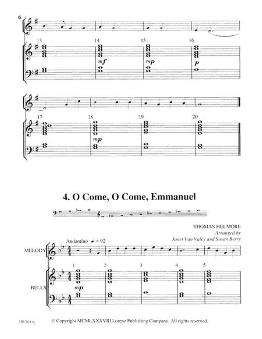 Learning to Ring Standard Hymns 2-Octaves scores gallery preview page 6