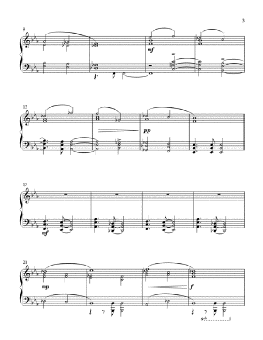 Reflections for Piano - John M. Licari (Solo Piano) Piano Solo scores gallery preview page 4