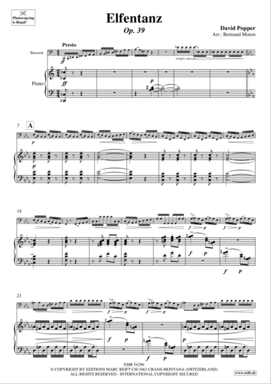 Elfentanz Elfentanz Bassoon Solo scores gallery preview page 4