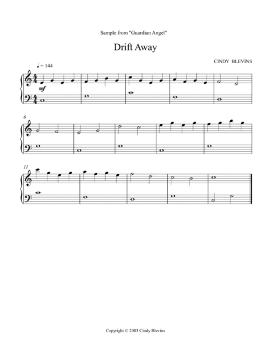 Guardian Angel, 28 original solos for Lap Harp Lap Harp scores gallery preview page 3