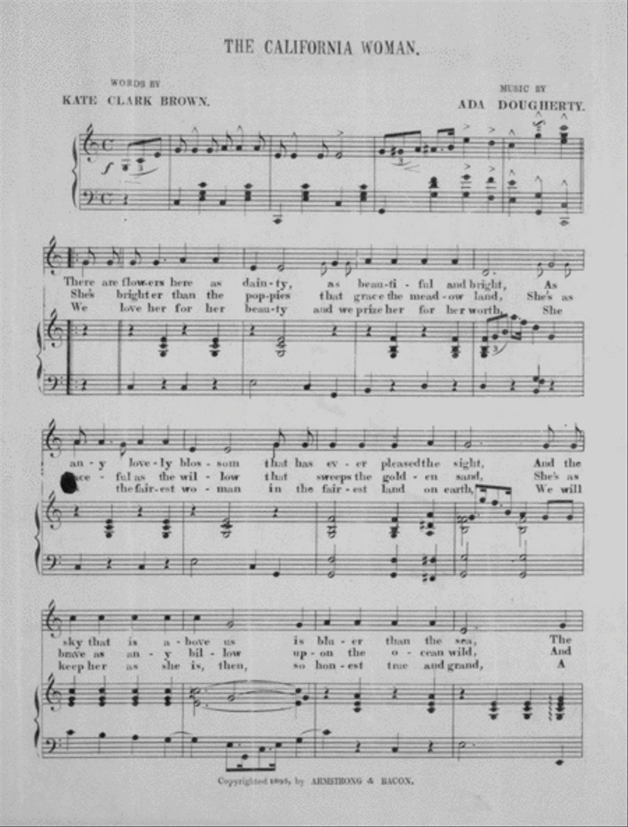 The California Woman Voice scores gallery preview page 2