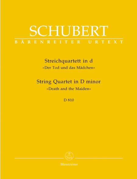 Franz Schubert: String Quartet, D 810 (Death And The Maiden)