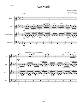 Ave Maria (Woodwind Quartet)