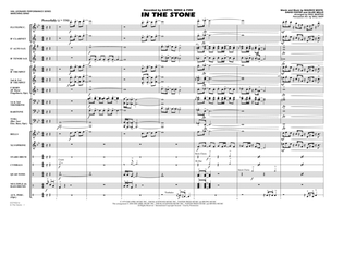 In the Stone (arr. Paul Murtha) - Full Score