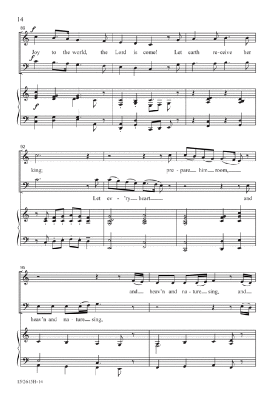 Rejoice! Rejoice! 4-Part scores gallery preview page 14