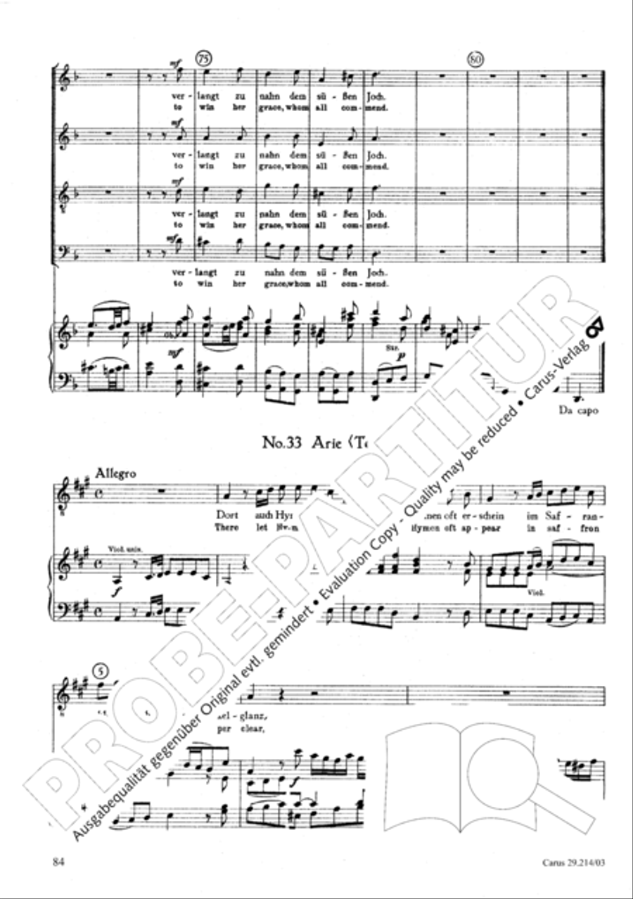 L'Allegro, il Pensieroso ed il Moderato TB scores gallery preview page 85