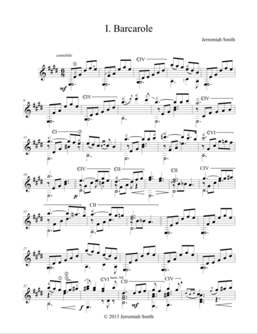 Bermuda Suite Bermuda Suite Classical Guitar scores gallery preview page 2