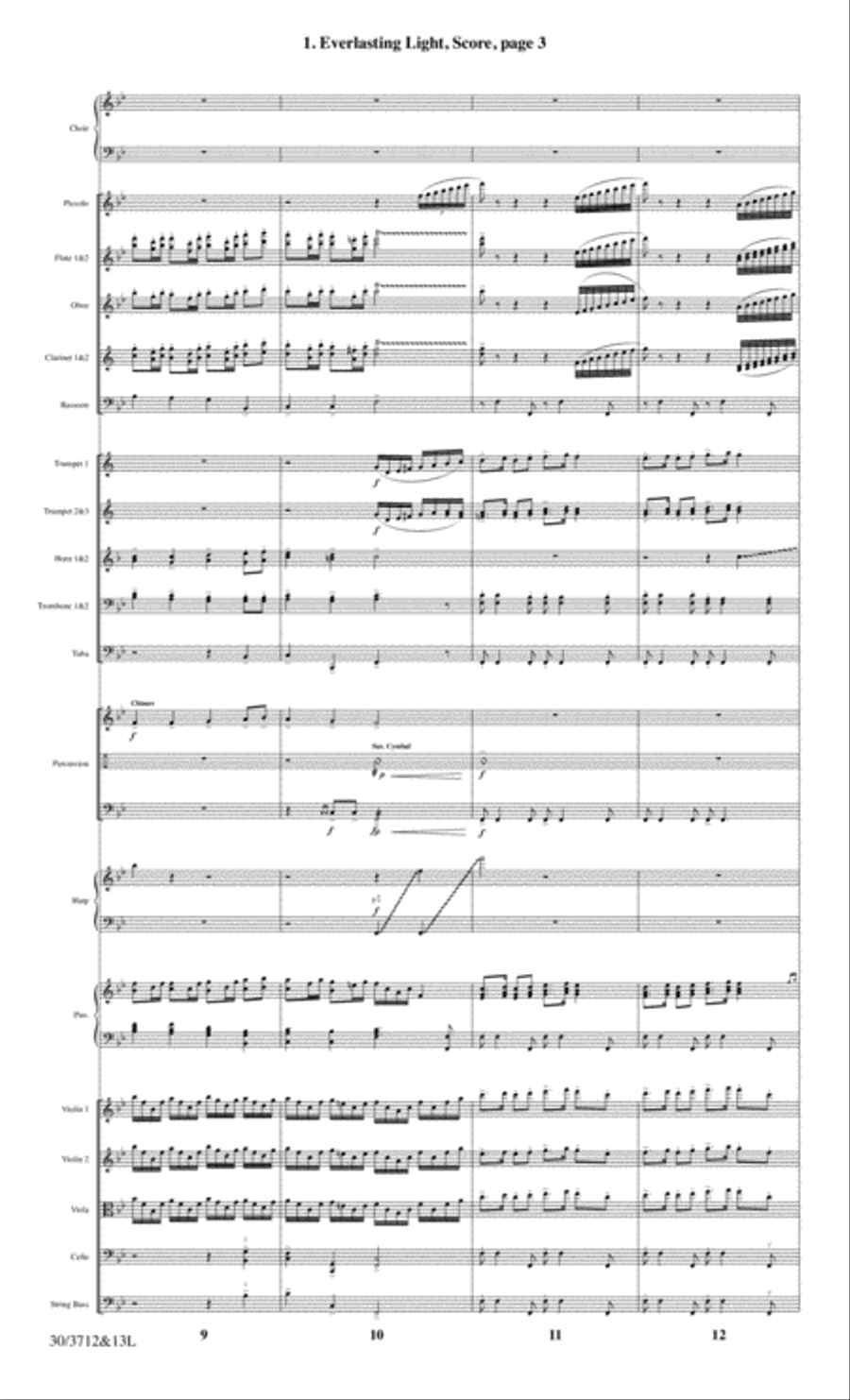 Everlasting Light - Full Score Choir scores gallery preview page 5