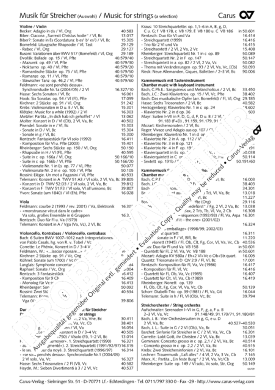 Kleine Trios BoWV 250.1 Performance Score scores gallery preview page 23