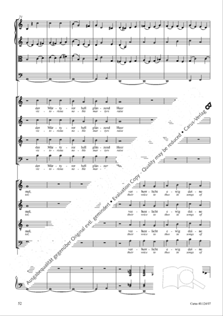 Kyrie in d + Herr Gott, dich loben wir Orchestra scores gallery preview page 53