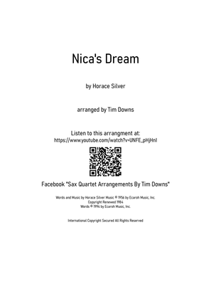 Book cover for Nica's Dream