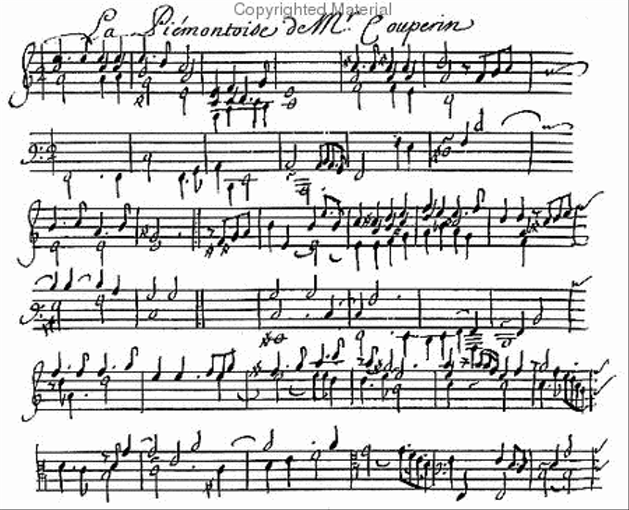Bauyn MS - Part 2 - Pieces by Louis Couperin Harpsichord scores gallery preview page 3