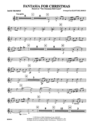 Fantasia for Christmas (based on "The Ukranian Bell Carol"): 2nd B-flat Trumpet