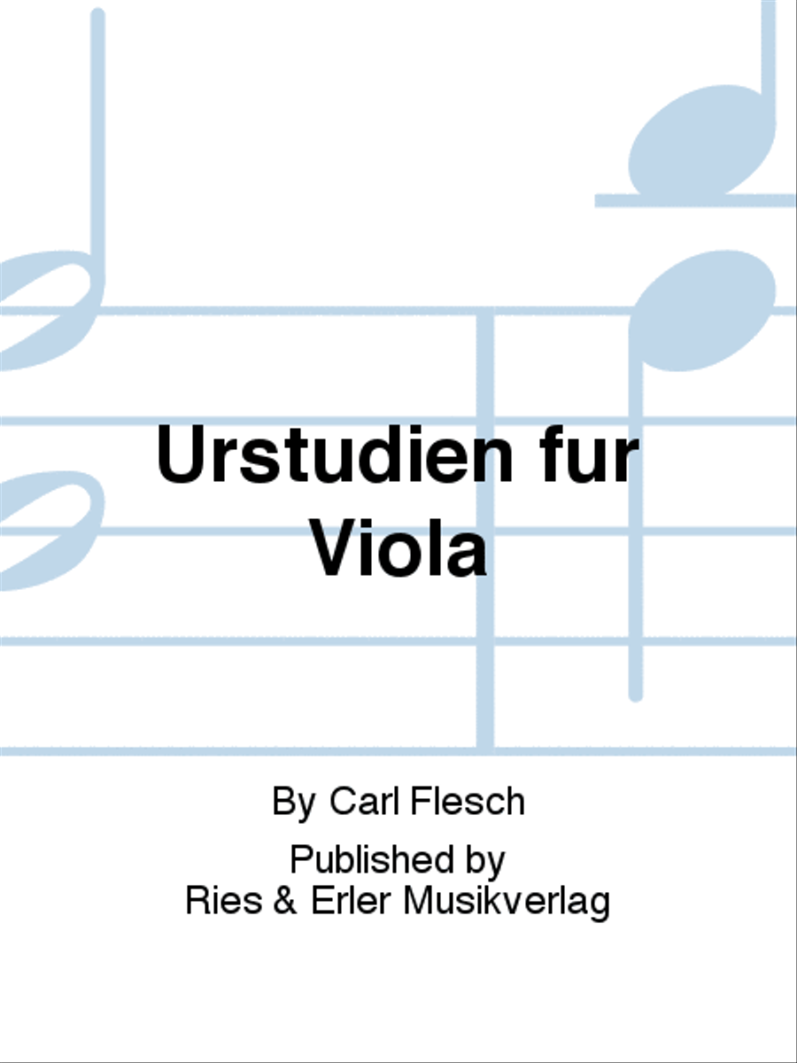 Urstudien für Viola Viola Solo scores gallery preview page 1