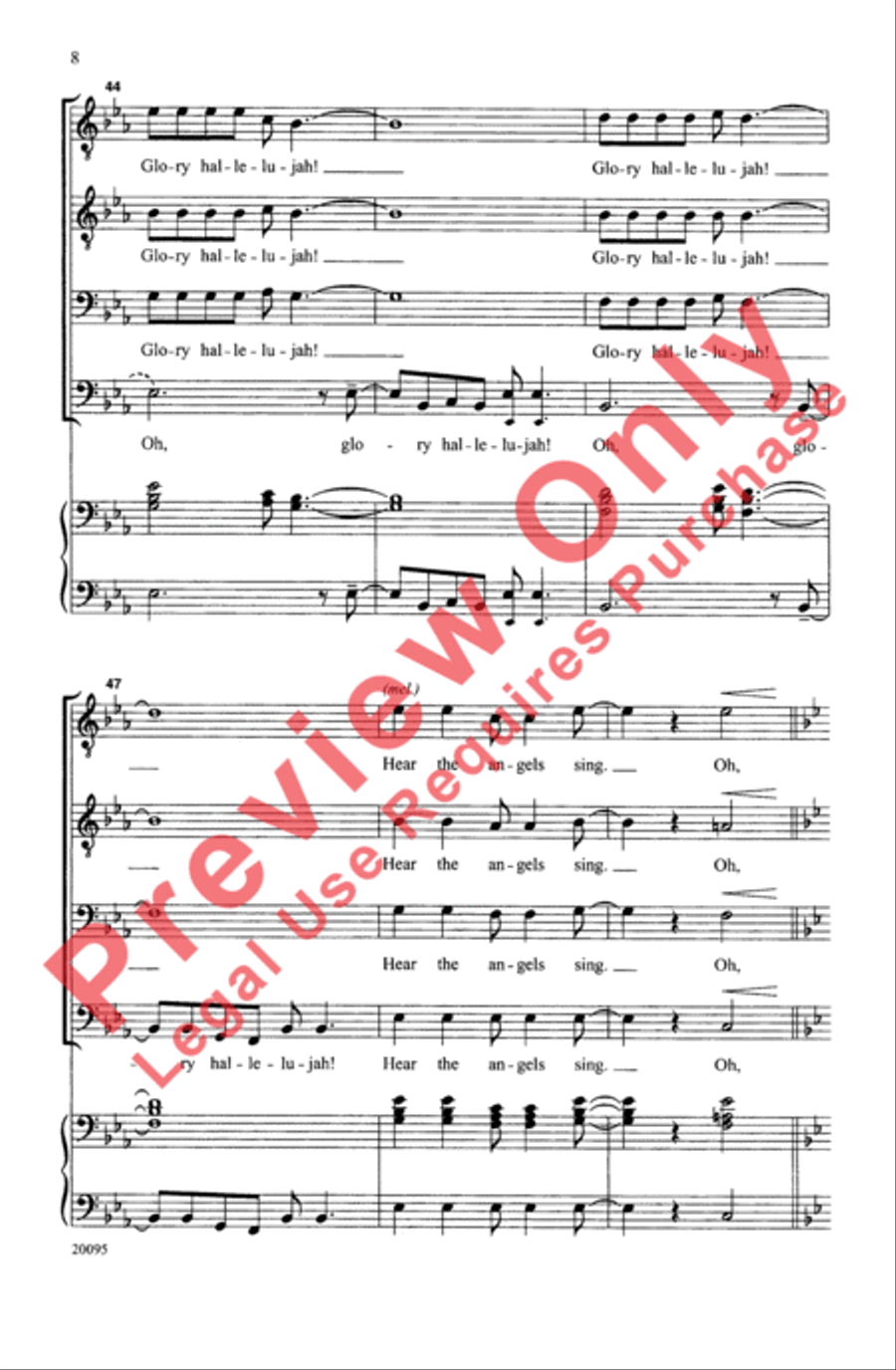 Good News! (A Christmas Spiritual) Men's Choir scores gallery preview page 8