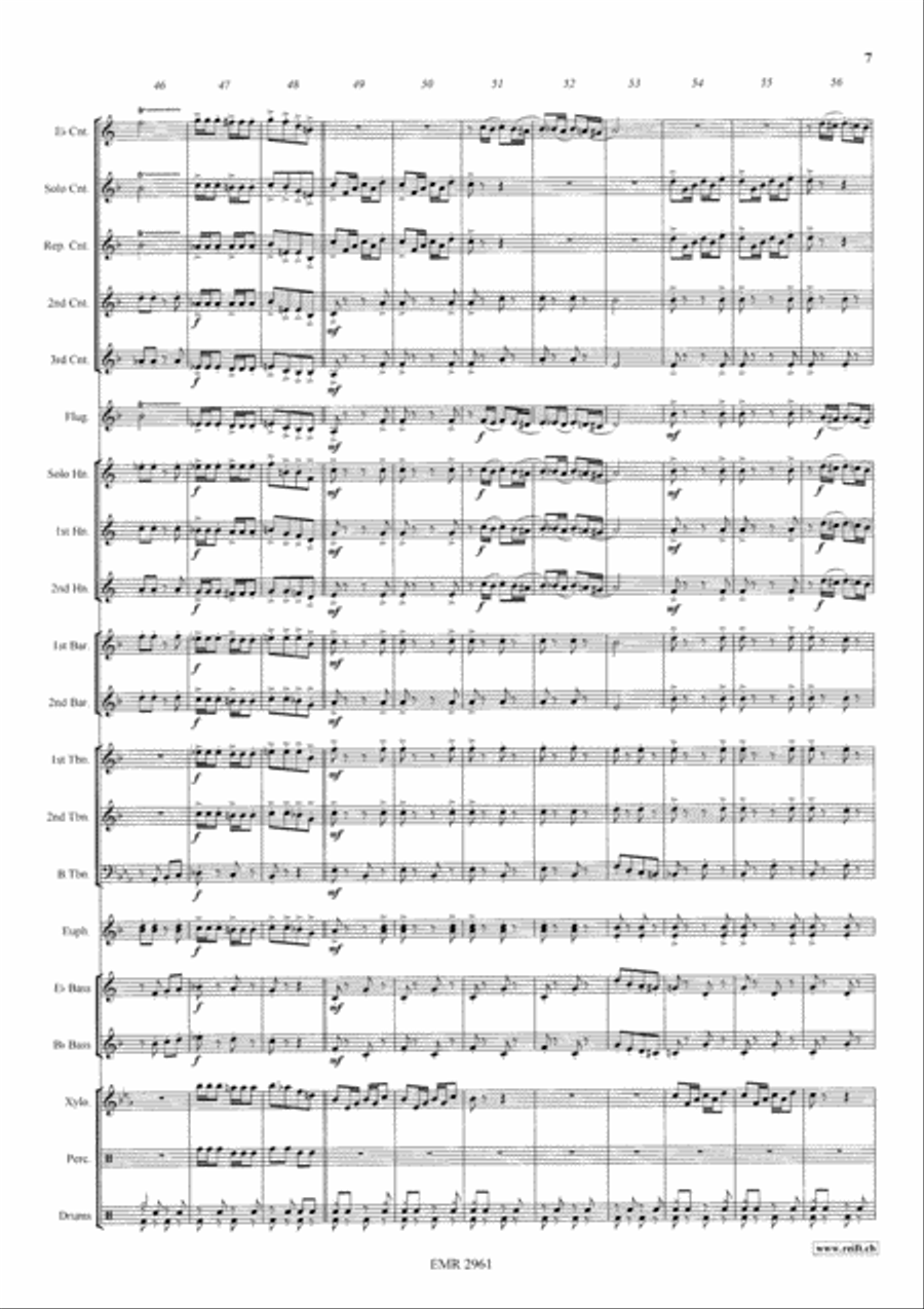 The Clowns The Clowns Brass Band scores gallery preview page 8