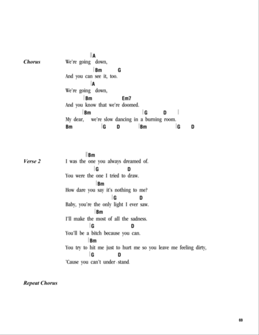 Easy john 2025 mayer chords
