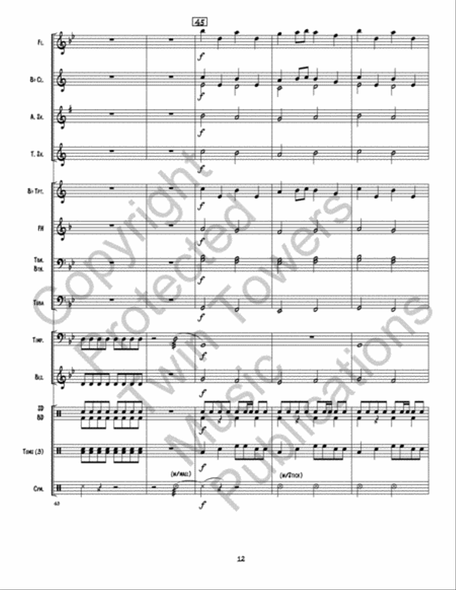 Its Alive! Concert Band scores gallery preview page 13
