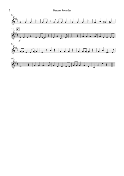 Jingle Bells (Jazzy Style!) for Recorder Quartet image number null