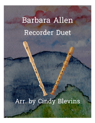 Book cover for Barbara Allen, Recorder Duet