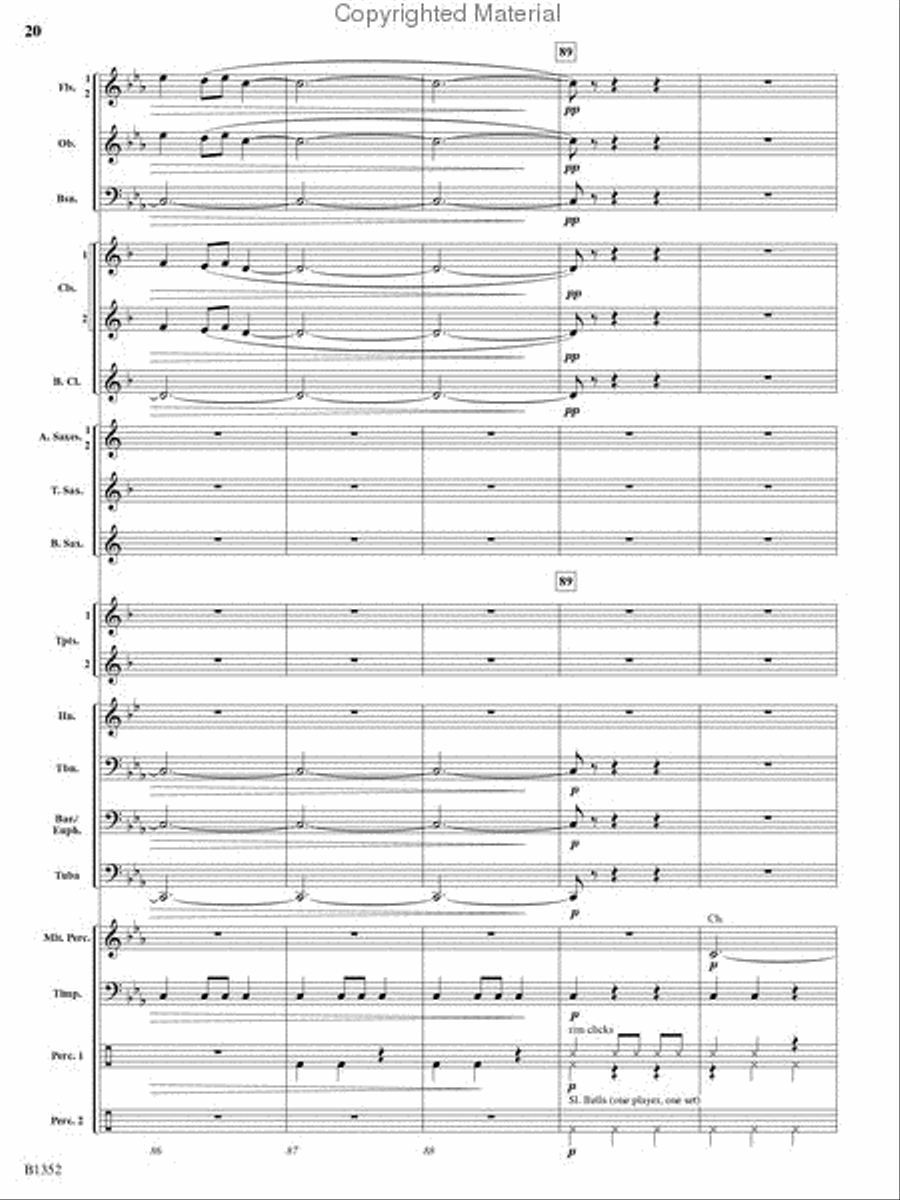 A Christmas Montage Concert Band scores gallery preview page 19