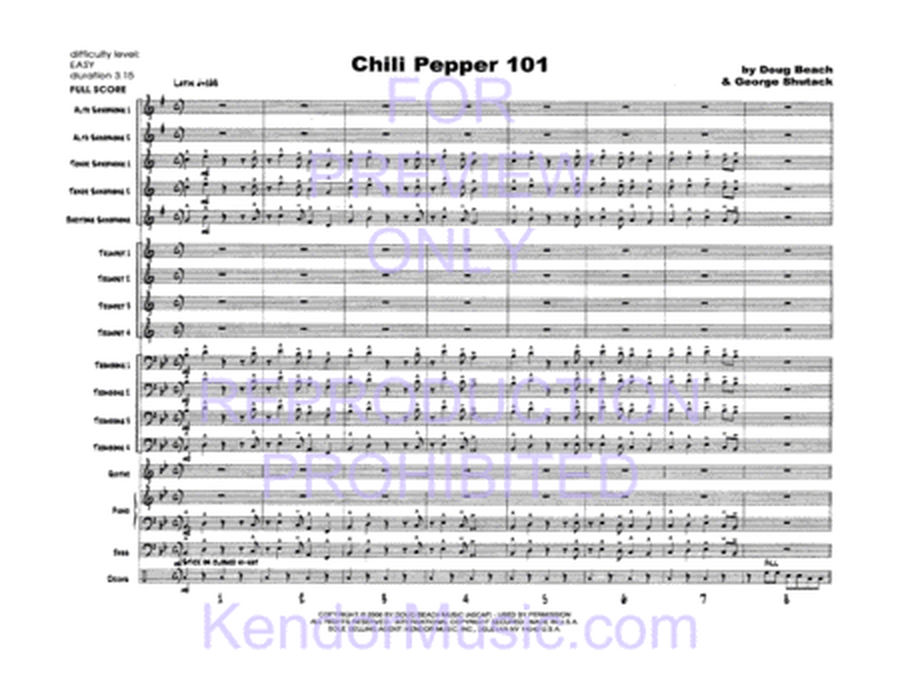Chili Pepper 101 (Full Score)