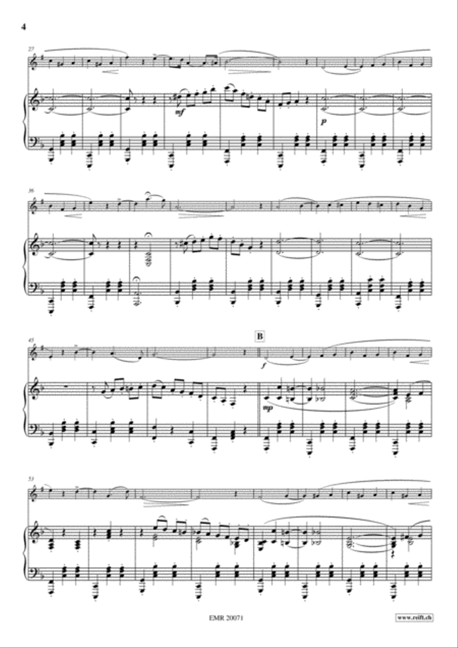 Thoughts Of Love Clarinet Solo scores gallery preview page 4