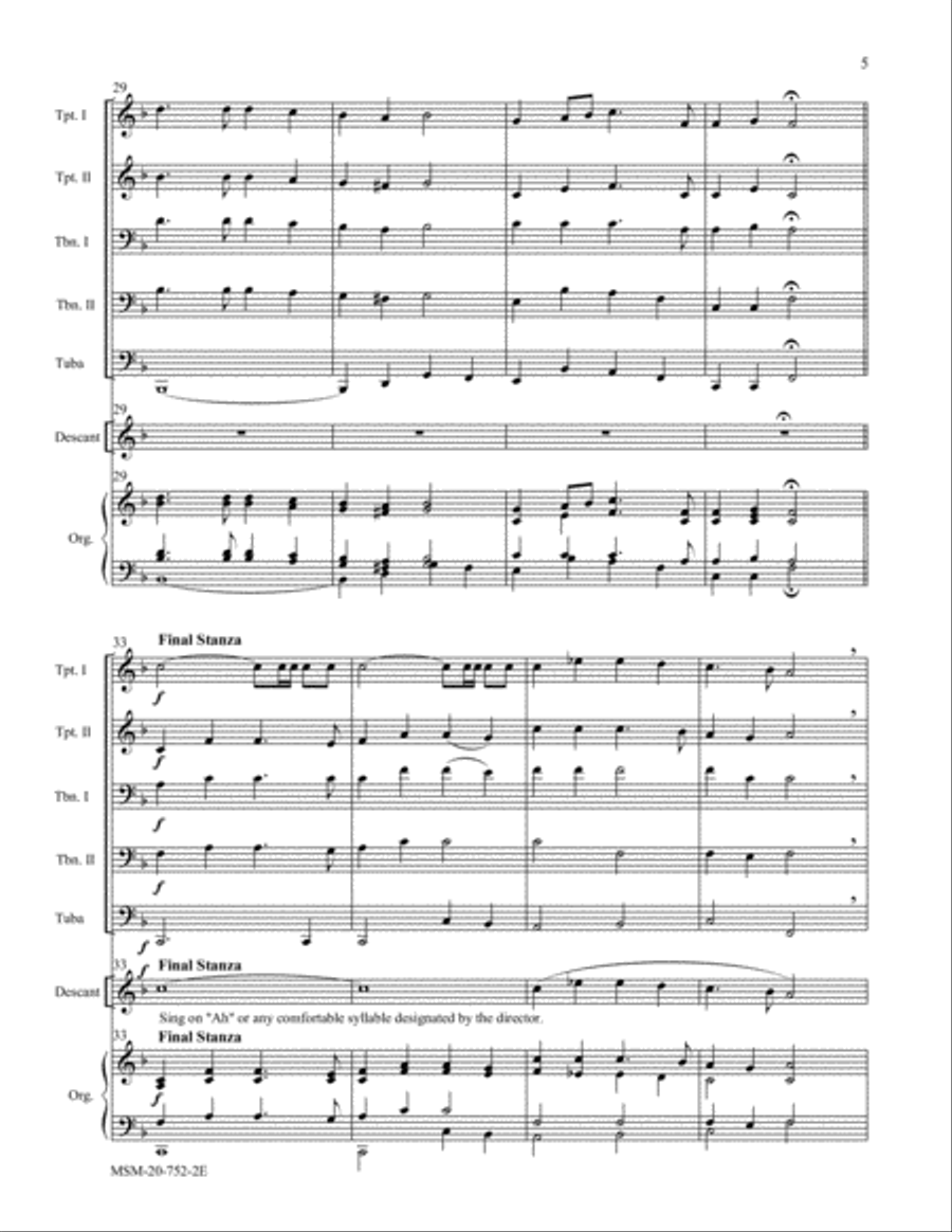 Hark! The Herald Angels Sing (Mendelssohn) Choir scores gallery preview page 5