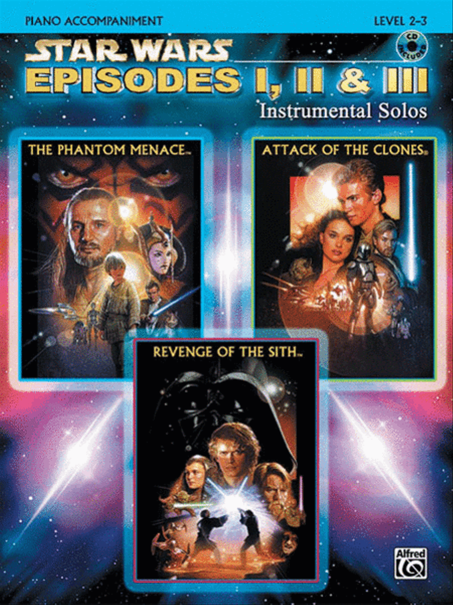 Star Wars - Episodes I, II & III (Piano Accompaniment) Piano Accompaniment scores gallery preview page 1
