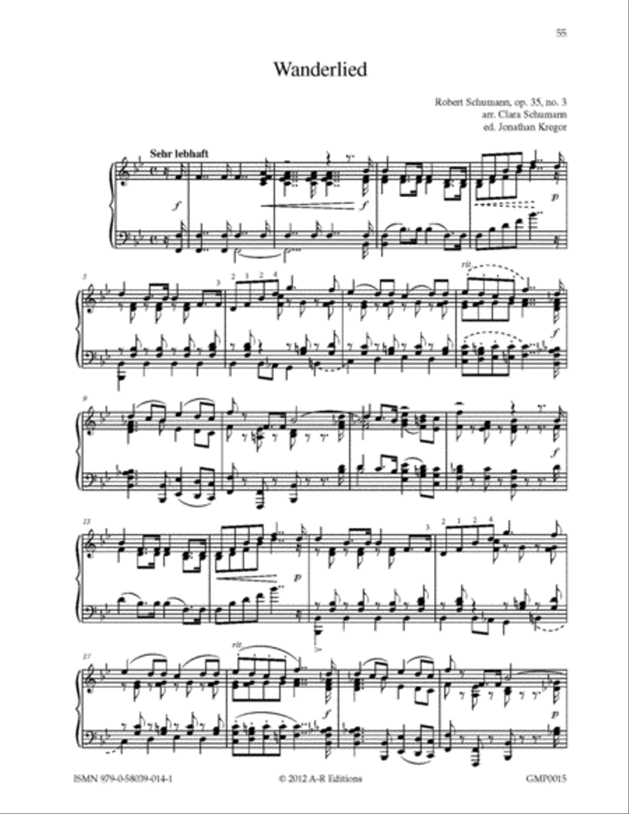 Songs and Character Pieces from the 19th and 20th Centuries for Piano Piano Solo scores gallery preview page 5