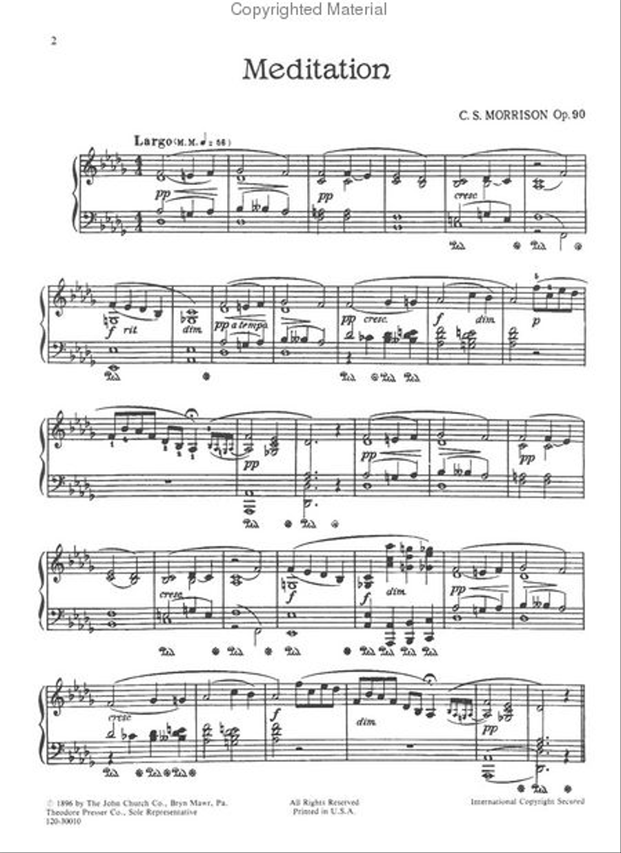 Meditation Meditation Chamber Music scores gallery preview page 2