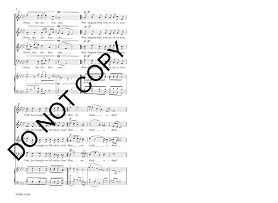 Amid the Silence 4-Part scores gallery preview page 7