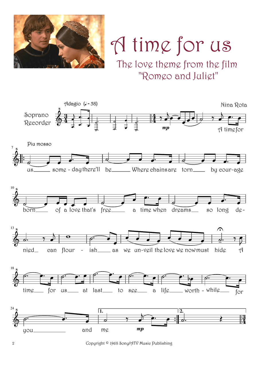 A Time For Us (love Theme) Small Ensemble scores gallery preview page 6