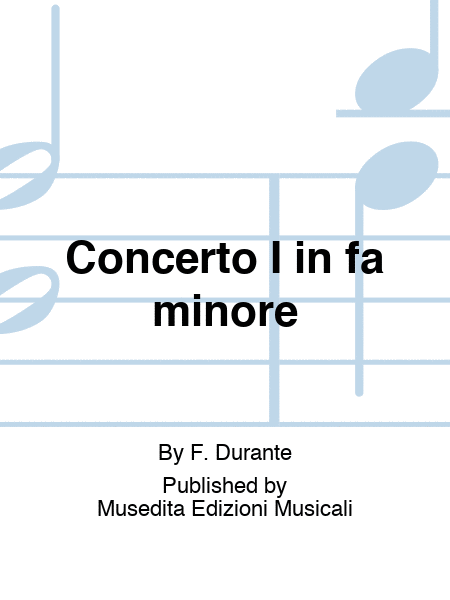 Concerto I in f minor