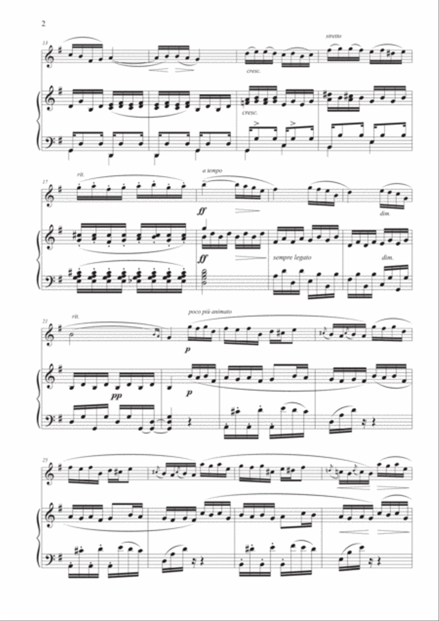 Etude Op. 10, No. 3 for Violin & Piano Violin Solo scores gallery preview page 3