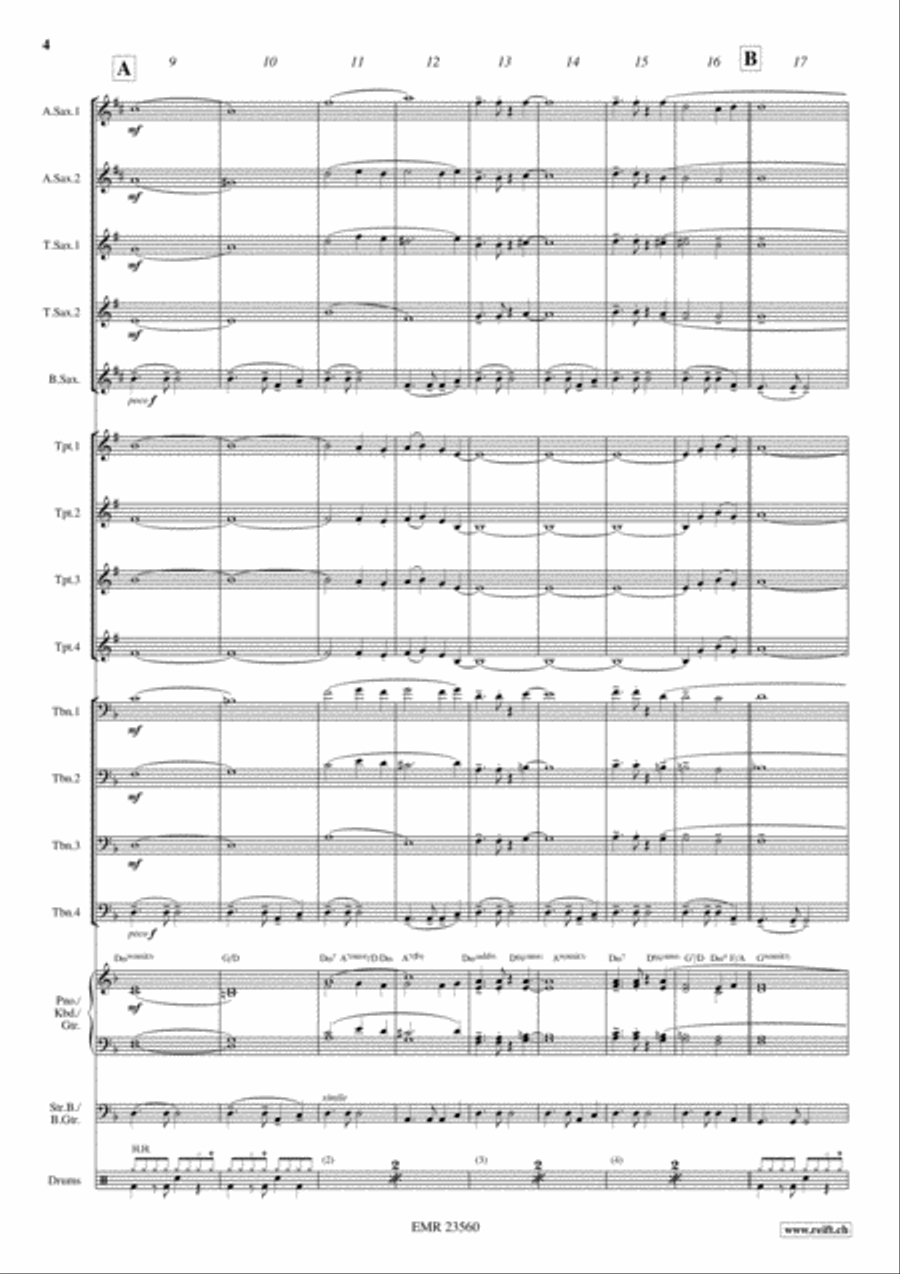 Summertime Big Band scores gallery preview page 4