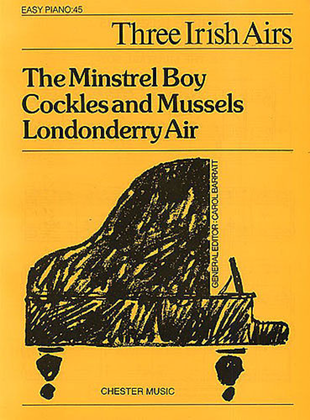 Book cover for Three Irish Airs (Easy Piano No.45)
