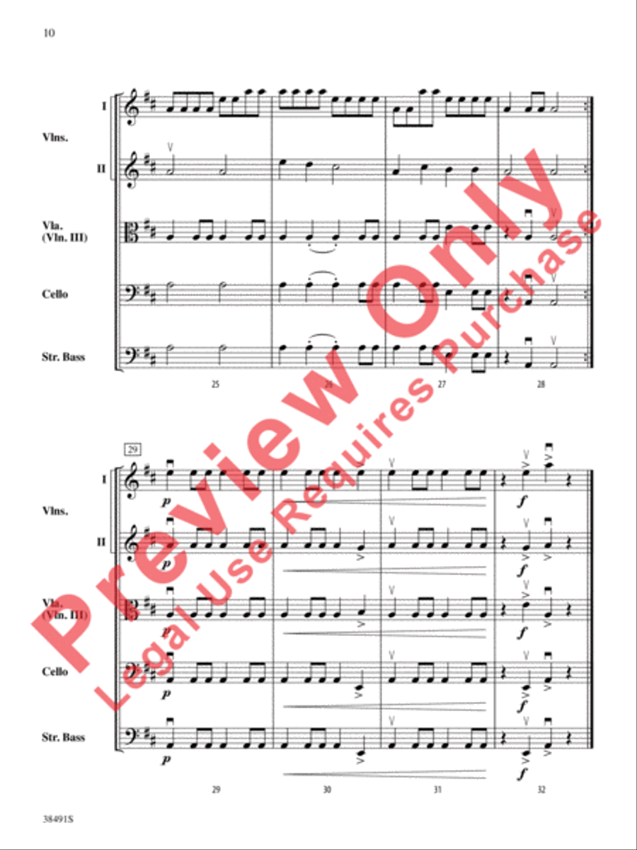Western Dreams String Orchestra scores gallery preview page 11