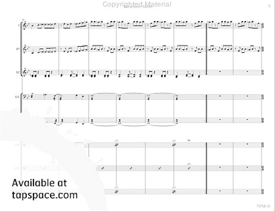 Distractions Steel Drum Band scores gallery preview page 12