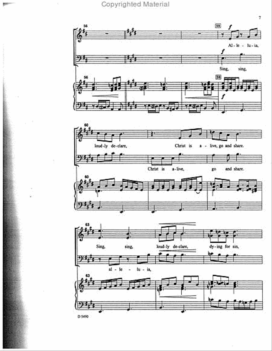 Easter Is Here 3-Part scores gallery preview page 7