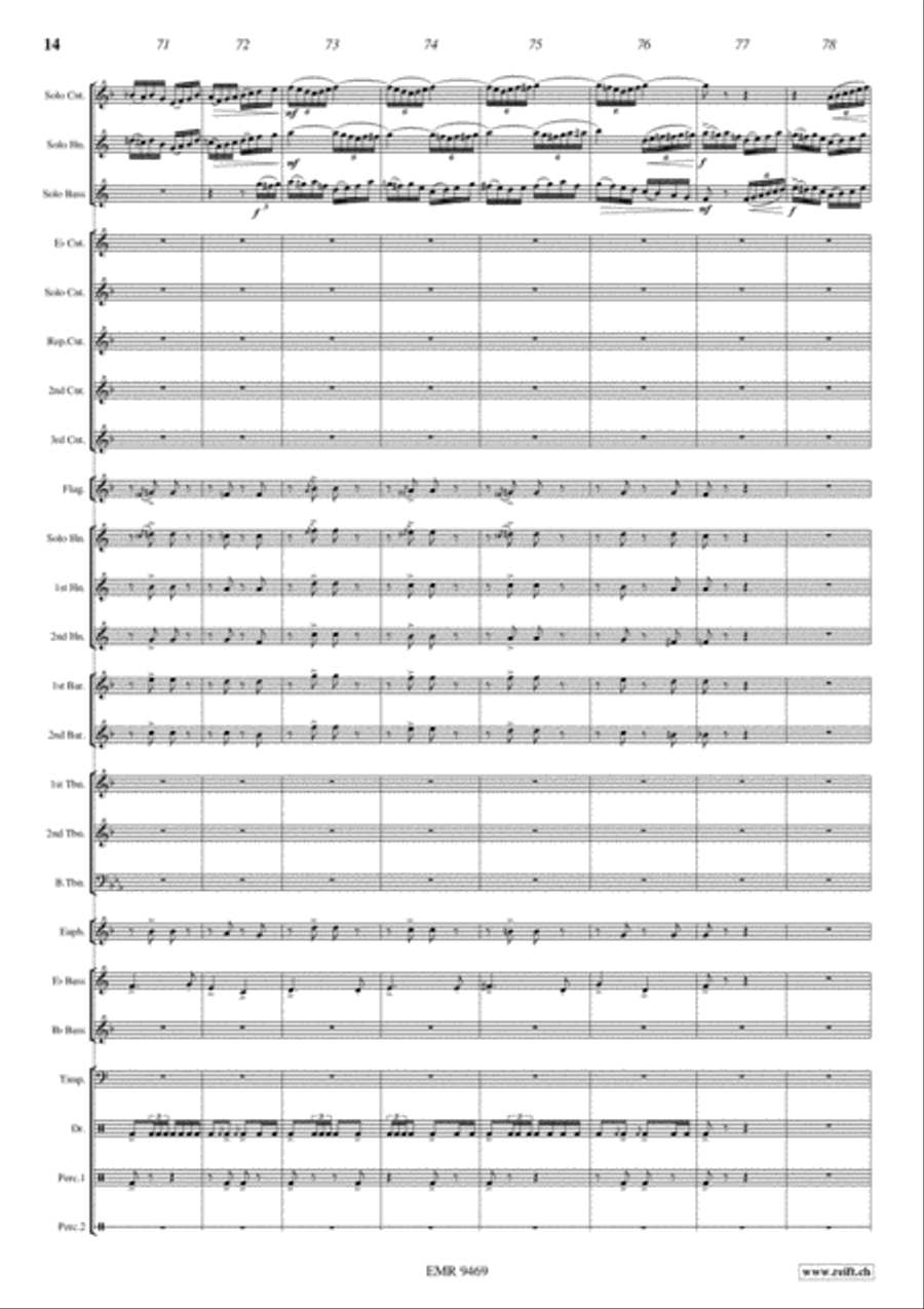 Three Stars In The Sky Brass Trio scores gallery preview page 14